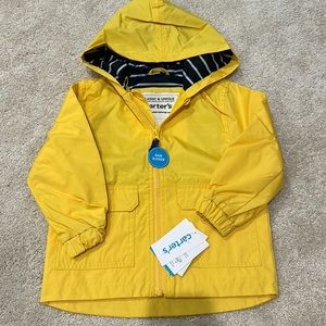 NWT 2t Yellow Rain Jacket